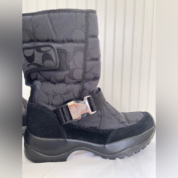 COAH Sharron Mongoram Signature Winter Boots w/ Vibram Sole Size 6 - Picture 4 of 10